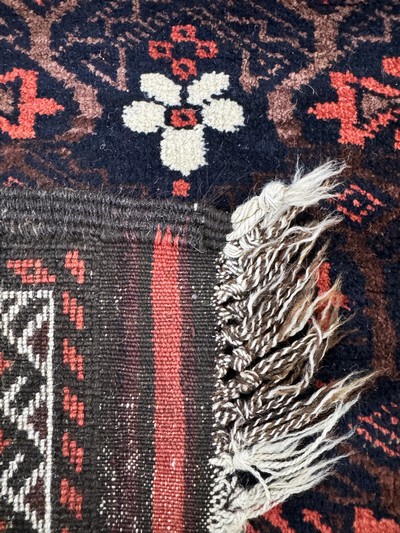 27073050d - Belutsch antik, Persien, um 1900, Wolle aufWolle, ca. 142 x 80 cm, EHZ: 2 Schätzpreis: ...