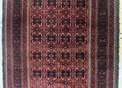 27073051b - Belutsch antik, Persien, um 1900, Wolle aufWolle, ca. 150 x 87 cm, EHZ: 2-3 ...