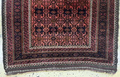 27073051c - Belutsch antik, Persien, um 1900, Wolle aufWolle, ca. 150 x 87 cm, EHZ: 2-3 ...