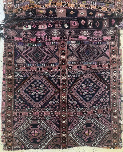 27073087b - Sumakh Doppeltasche, Türkei, Anfang 20.Jhd, Wolle auf Wolle, ca. 200 x 92 cm, EHZ:2 ...