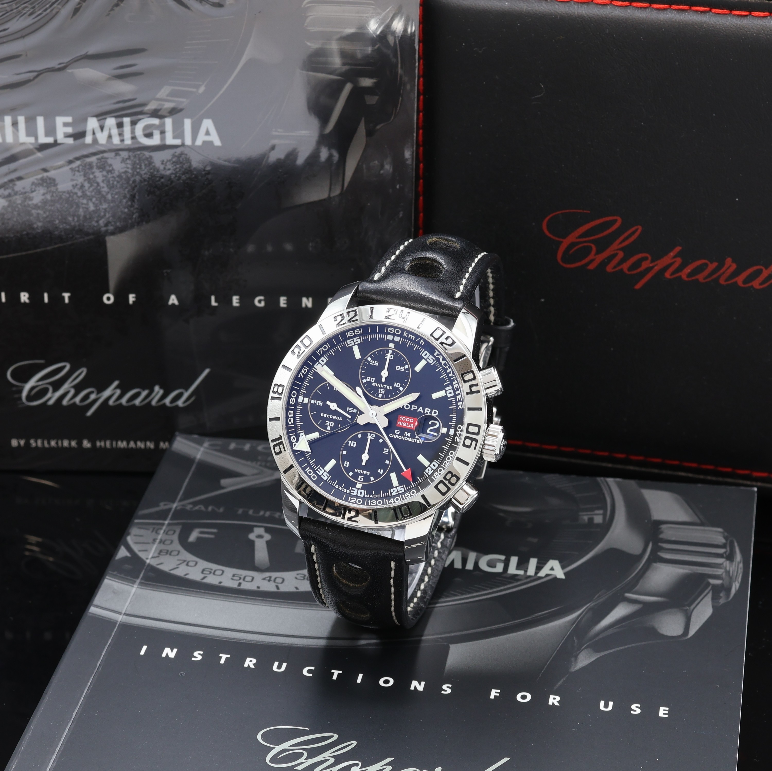 Image 27073539 - CHOPARD Mille Miglia GMT Herrenchronograph Referenz 8992, Automatik, beids. vergl. ...