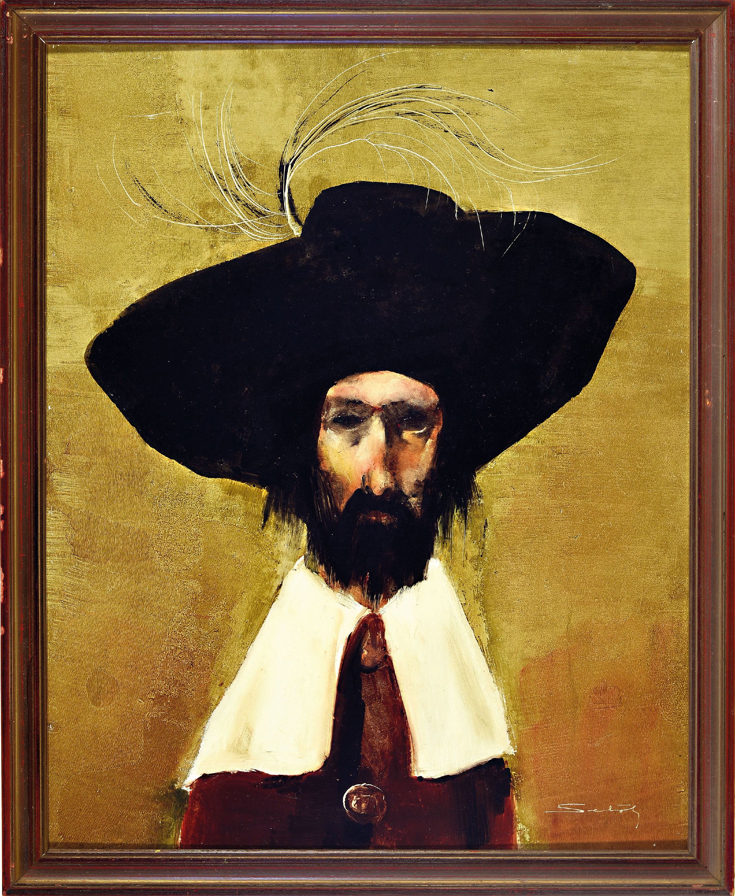 Detail k: Lajos Sebök, 1910 Szeged Ungarn - 1996 Neuss, 2 Gemälde, ohne Titel, Acryl/Platte, signiert, und dat. 88, leichte Farbfehlstellen, ca. 50x40 cm, b. ...