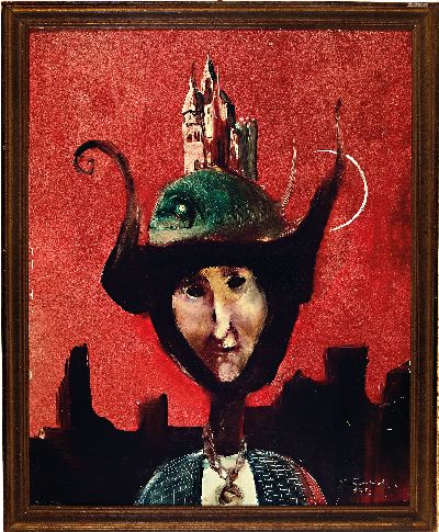 27073635l - Lajos Sebök, 1910 Szeged Ungarn - 1996 Neuss, 2 Gemälde, ohne Titel, Acryl/Platte, ...