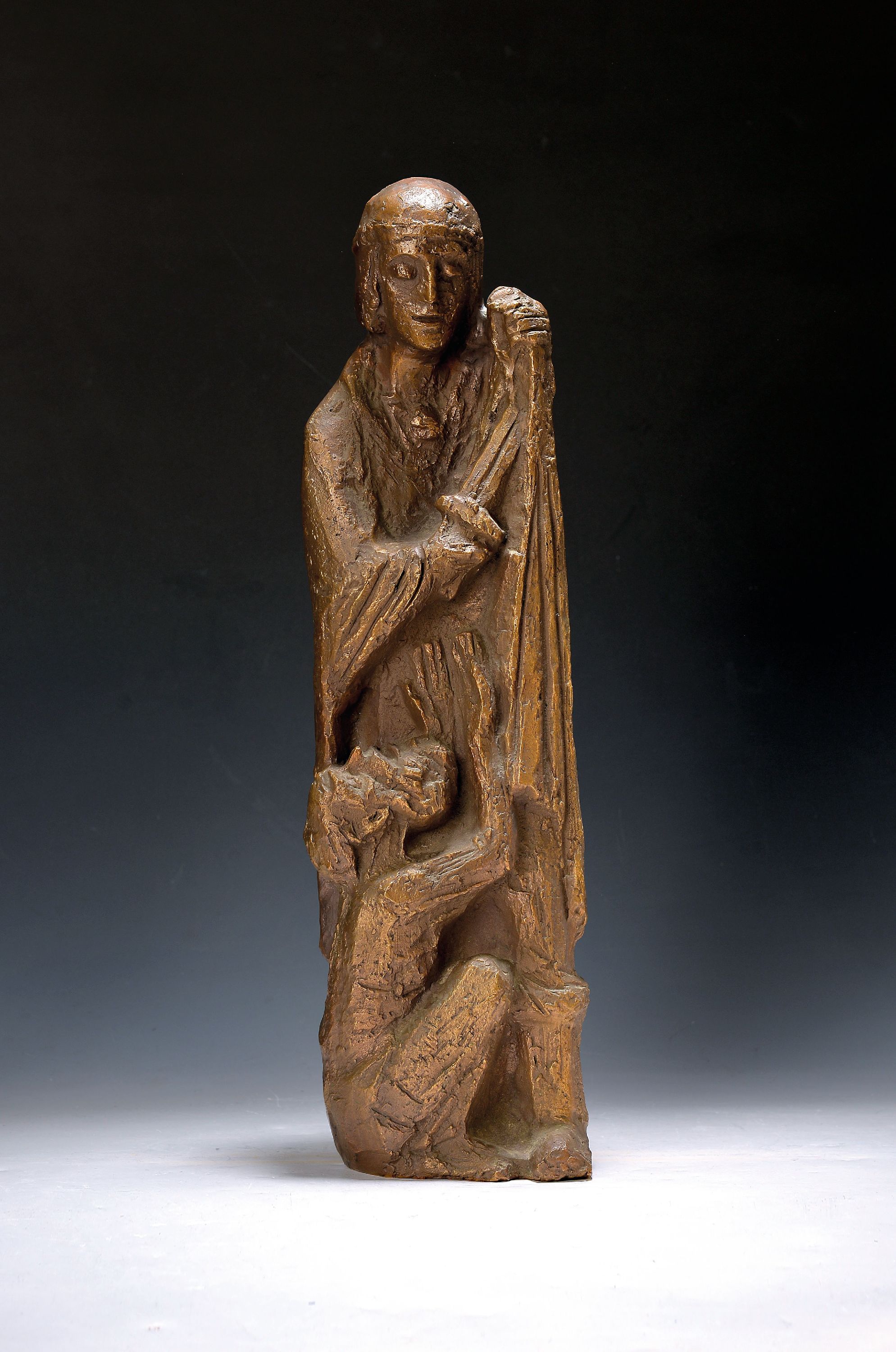 Image 27073922 - Prof. Josef Krautwald, 1914-2003, Sankt Martin teilt seinen Mantel mit dem Bettler, ...