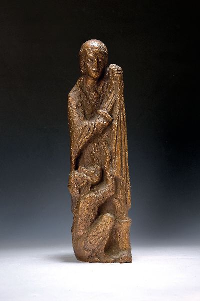 Image Prof. Josef Krautwald, 1914-2003, Sankt Martin teilt seinen Mantel mit dem Bettler, ...