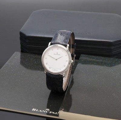 Image BLANCPAIN Villeret Armbanduhr in Platin Referenz 0071-3427-55, Automatik, Boden gedr. ...
