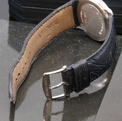 27073977b - BLANCPAIN Villeret Armbanduhr in Platin Referenz 0071-3427-55, Automatik, Boden gedr. ...