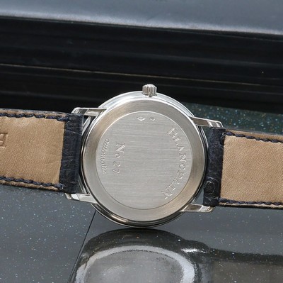 27073977e - BLANCPAIN Villeret Armbanduhr in Platin Referenz 0071-3427-55, Automatik, Boden gedr. ...