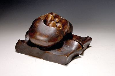 27073978k - Maximilian Hutlett, 1933 Zweibrücken - 2018 Wachenheim, große Bronzefigur, organische ...