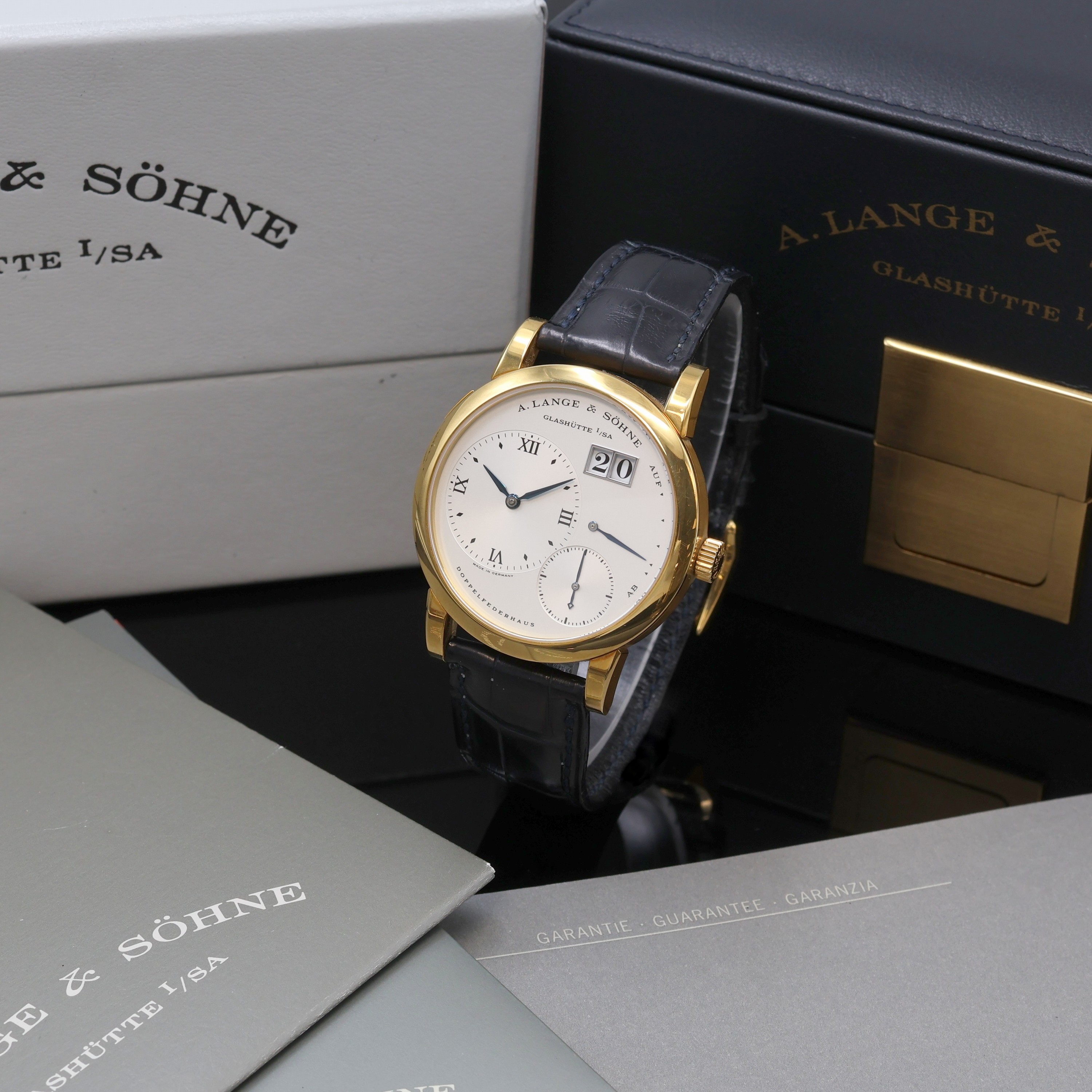Image 27074506 - A.LANGE & SÖHNE Lange 1 Herrenarmbanduhr in GG 750/000 Referenz 101.022, Deutschland ...