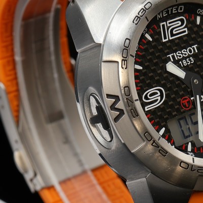 27074508c - TISSOT T-Touch Multifunktions-Herrenarmbanduhr in Stahl, Schweiz um 2010, quartz, satin. ...