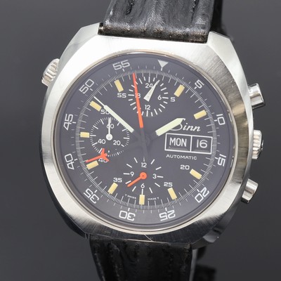 27074525a - SINN Referenz 140/42 Armbandchronograph in Stahl, Schweiz um 1990, Automatik, 2-tlg. ...
