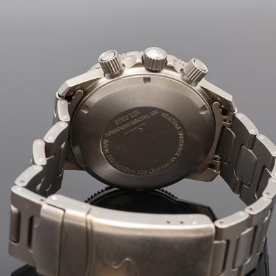 27074545d - SINN Referenz 103.0300 Taucherchronograph in Reintitan, Schweiz um 1995, Automatik, 2- ...