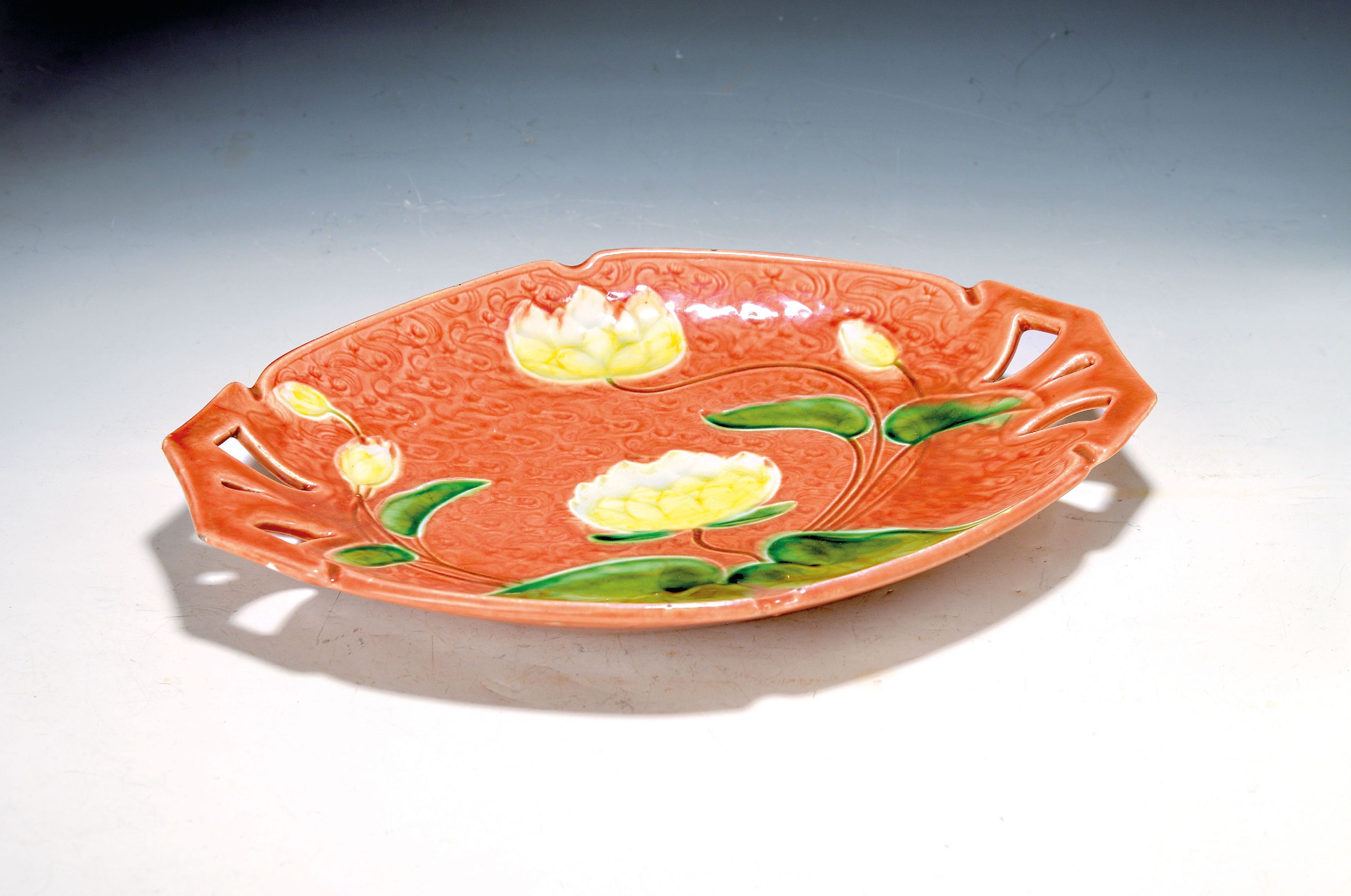 Image 27075183 - Jugendstilschale, Villeroy & Boch, Schramberg, um 1900, Modellnr. 1615, heller Scherben, ...