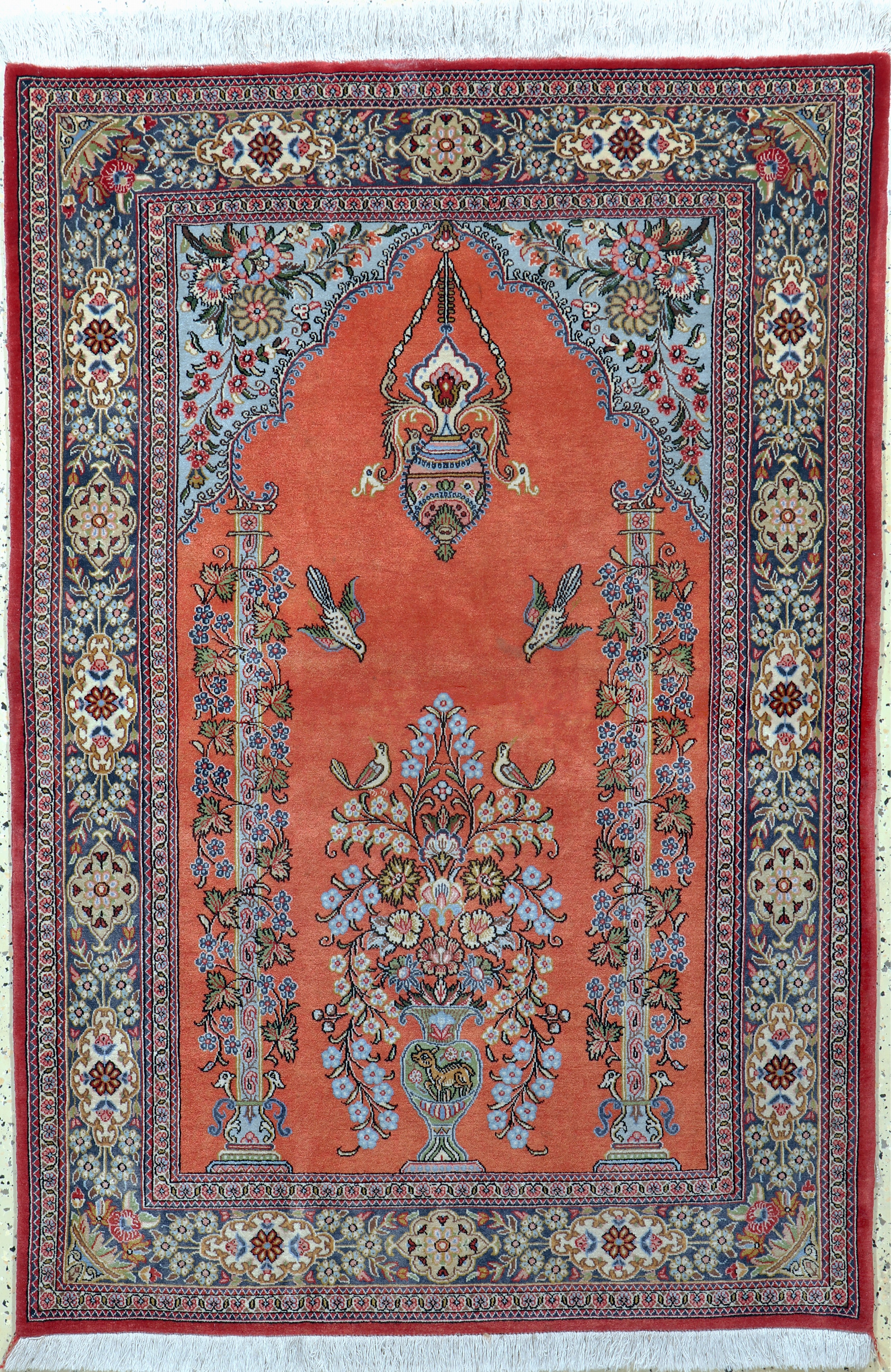 Image 27075356 - Ghom Kork, Persien, Ende 20.Jhd, Korkwolle,ca. 160 x 110 cm, EHZ: 2 Schätzpreis: 400, ...