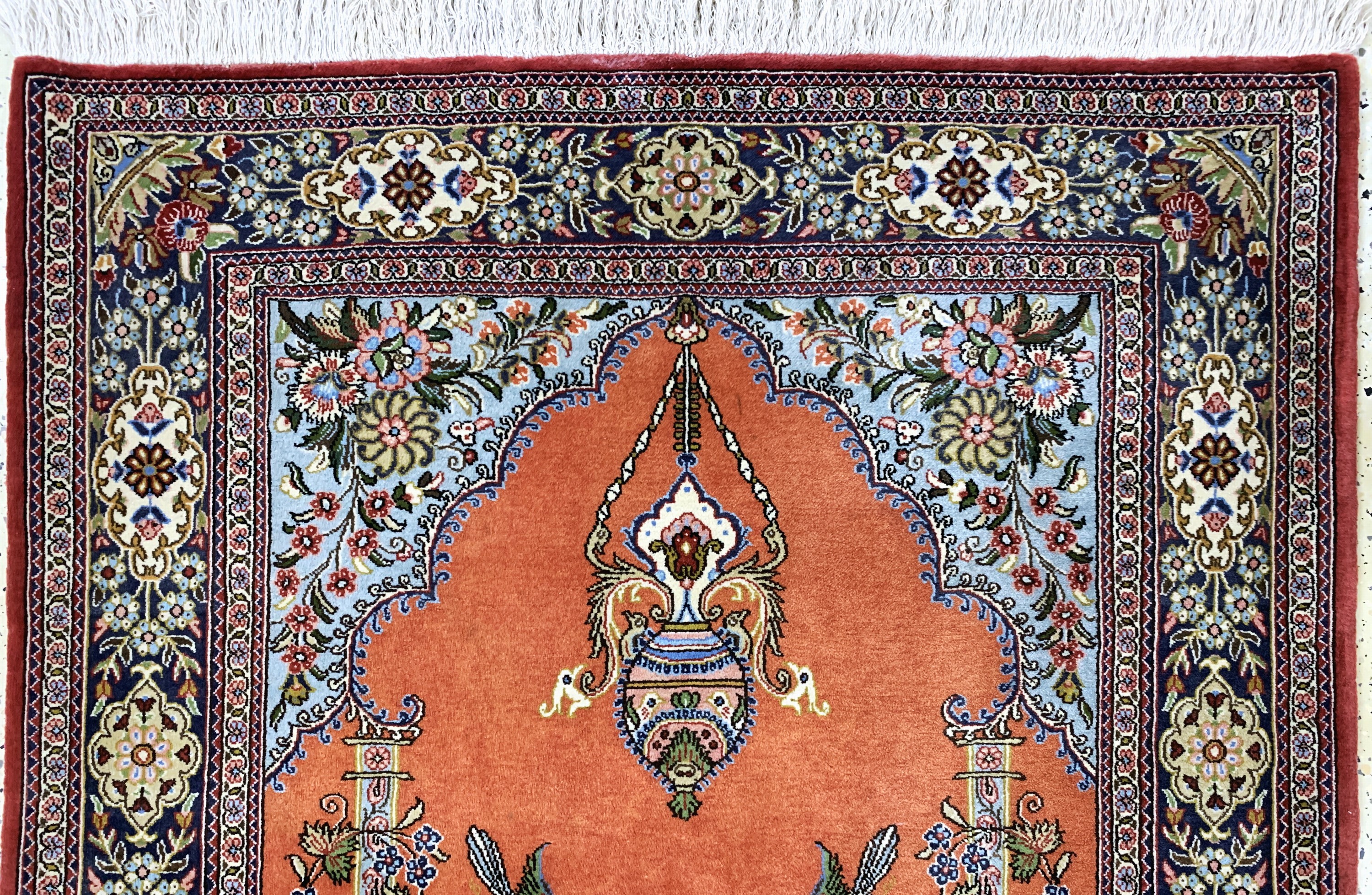 Detail a: Ghom Kork, Persien, Ende 20.Jhd, Korkwolle,ca. 160 x 110 cm, EHZ: 2