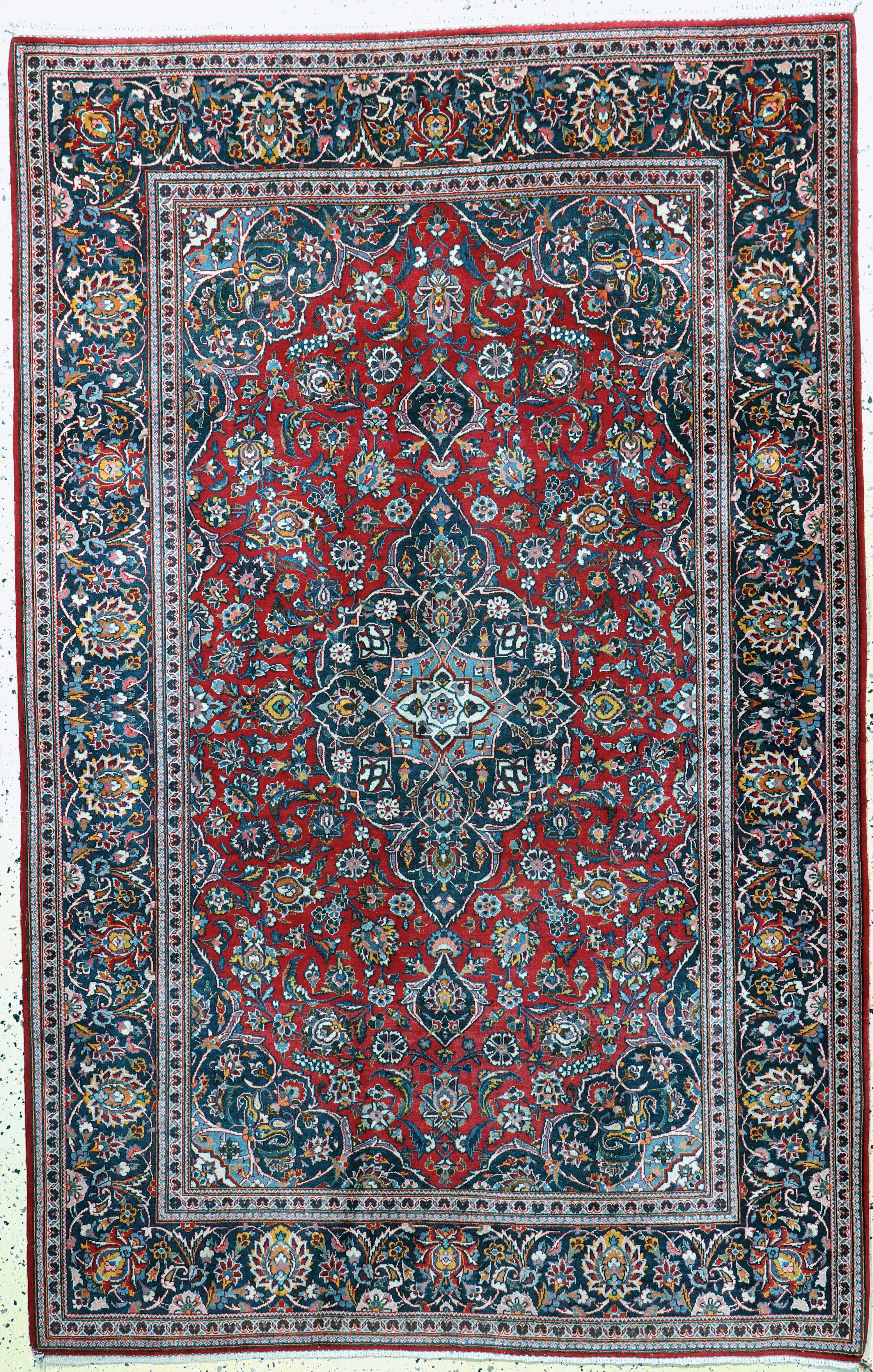 Image 27075360 - Keschan Kork fein, Persien, Mitte 20.Jhd, Korkwolle auf Baumwolle, ca. 211 x 135 cm, ...