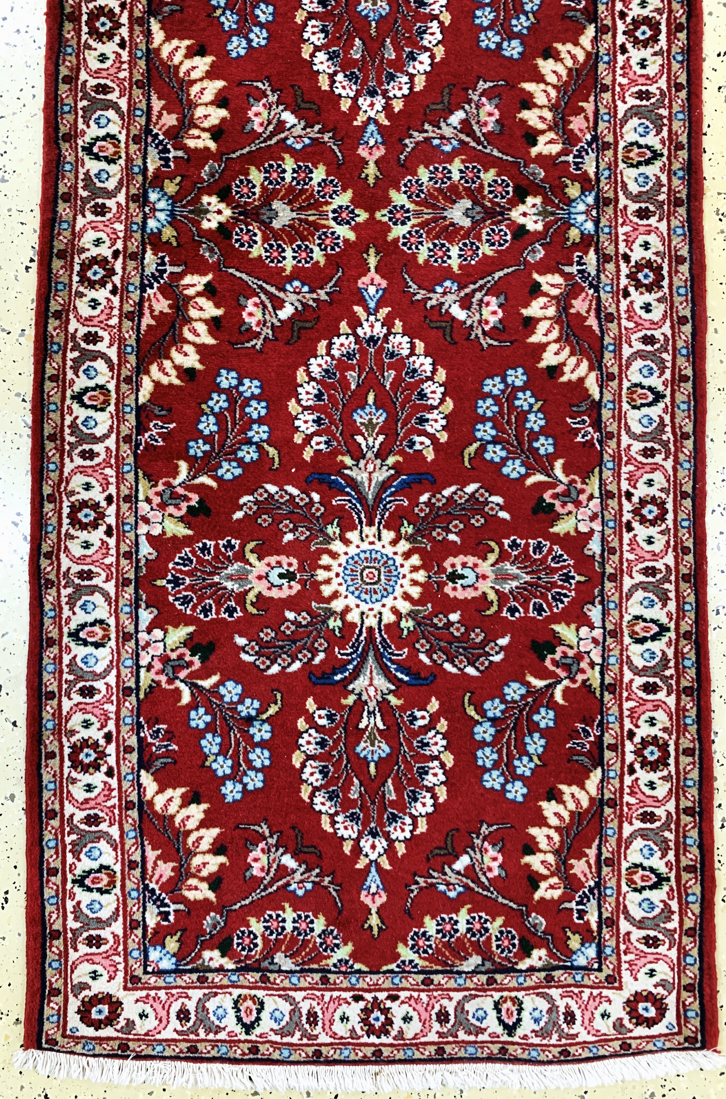 Detail c: Sarogh, Persien, Ende 20.Jhd, Wolle auf Baumwolle, ca. 335 x 80 cm, EHZ: 2