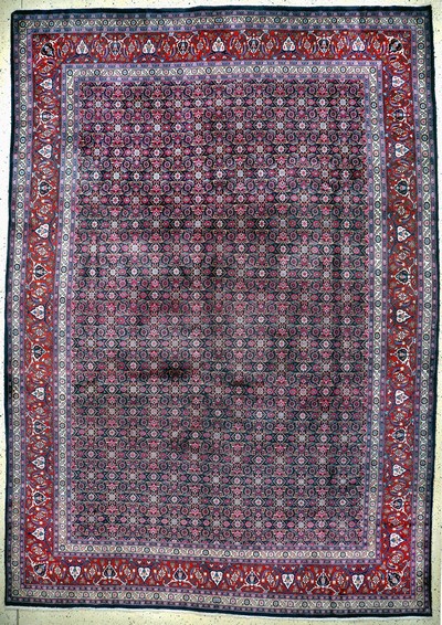 Image Tabriz, Persia, mid-20th century, wool on cotton, approx. 413 x 290 cm, in need of ...