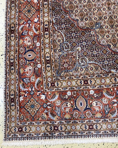 27075337b - Mud fein, Persien, Ende 20.Jhd, Wolle auf Baumwolle, ca. 338 x 243 cm, ...