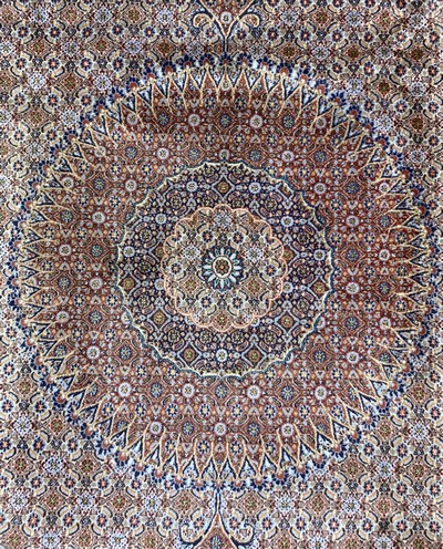 27075337e - Mud fein, Persien, Ende 20.Jhd, Wolle auf Baumwolle, ca. 338 x 243 cm, ...
