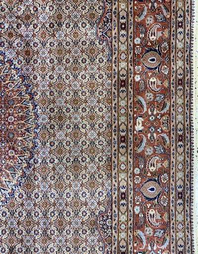 27075337f - Mud fein, Persien, Ende 20.Jhd, Wolle auf Baumwolle, ca. 338 x 243 cm, ...