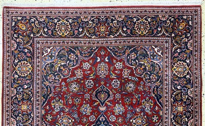 27075360d - Keschan Kork fein, Persien, Mitte 20.Jhd, Korkwolle auf Baumwolle, ca. 211 x 135 cm, ...