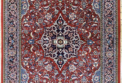 27075361b - Sarogh, Persien, Mitte 20.Jhd, Wolle auf Baumwolle, ca. 211 x 132 cm, EHZ: 2 ...