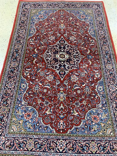 27075361d - Sarogh, Persien, Mitte 20.Jhd, Wolle auf Baumwolle, ca. 211 x 132 cm, EHZ: 2 ...