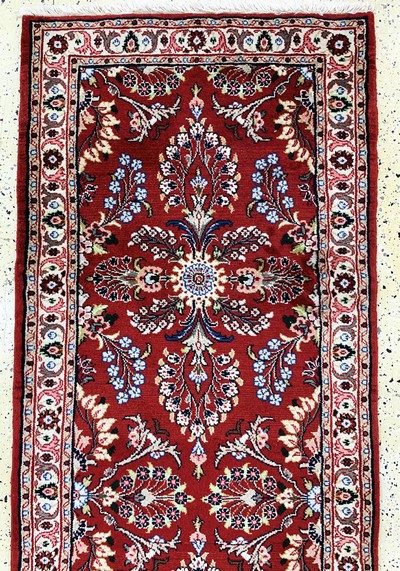 27075363a - Sarogh, Persien, Ende 20.Jhd, Wolle auf Baumwolle, ca. 335 x 80 cm, EHZ: 2 ...