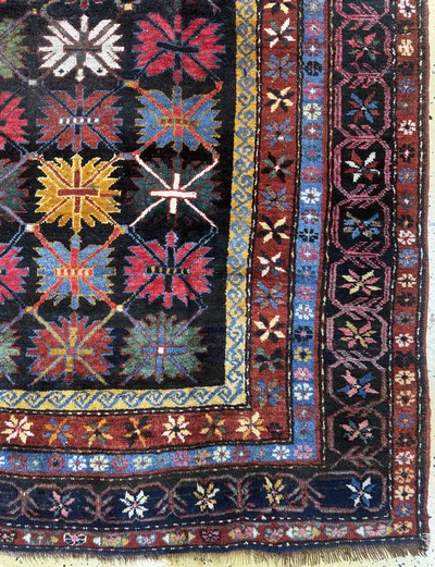 27075389a - Antiker Kazak, Kaukasus, um 1900, Wolle aufWolle, ca. 239 x 163 cm, EHZ: 2 ...