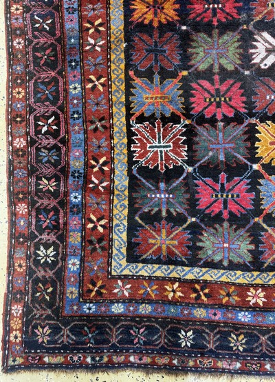 27075389b - Antiker Kazak, Kaukasus, um 1900, Wolle aufWolle, ca. 239 x 163 cm, EHZ: 2 ...