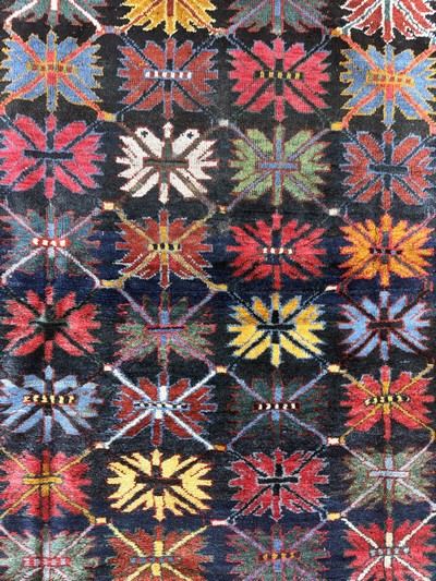 27075389e - Antiker Kazak, Kaukasus, um 1900, Wolle aufWolle, ca. 239 x 163 cm, EHZ: 2 ...