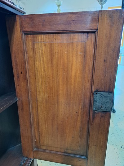 27075994i - Eckschrank, Biedermeier, norddeutsch, um 1820, Mahagoni massiv, z.T. Furnier, ...