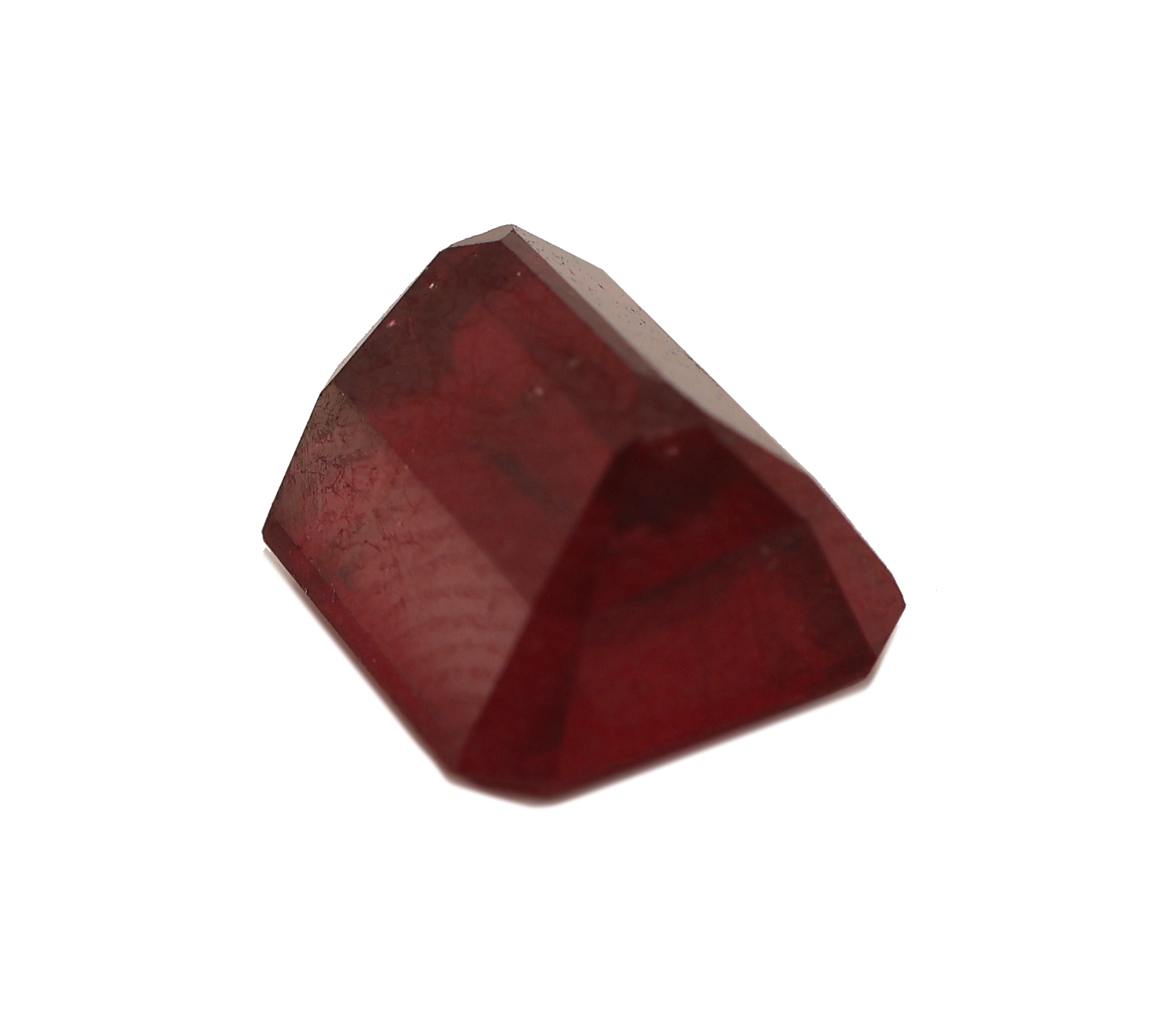 Detail a: Loser Rubin, ca. 4.59 ct, Emerald Cut