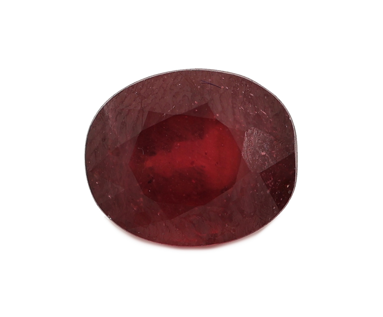 Image 27076218 - Loser Rubin, ca. 2.95 ct, ovalfacett. Schätzpreis: 1400, - EUR