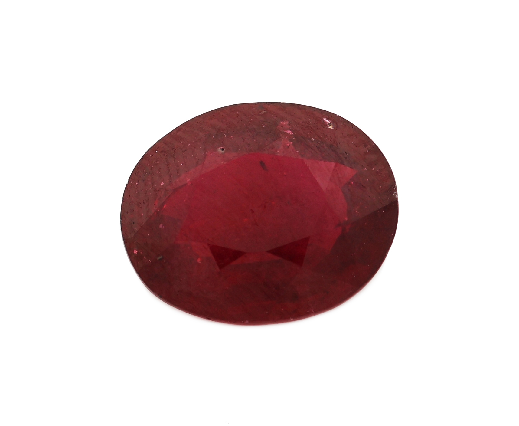 Image 27076224 - Loser Rubin, ca. 5.96 ct, ovalfacett. Schätzpreis: 1600, - EUR