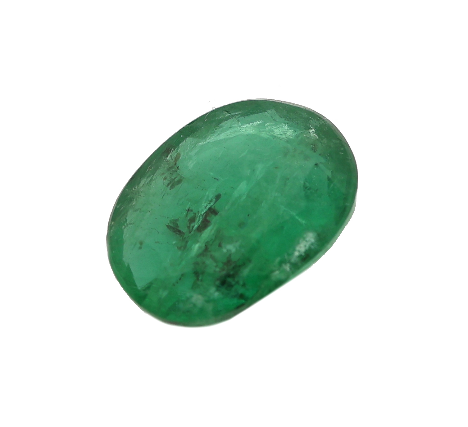 Image 27076235 - Loser Smaragd, ca. 2.87 ct, ovalfacett. Schätzpreis: 1700, - EUR