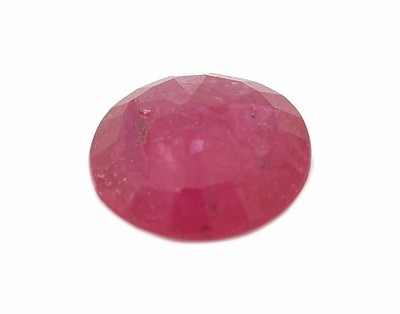 27076210a - Loser rundfacett. Rubin, ca. 1.14 ct Schätzpreis: 580, - EUR