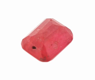 27076223a - Loser Rubin, ca. 1.14 ct, Emerald Cut Schätzpreis: 680, - EUR