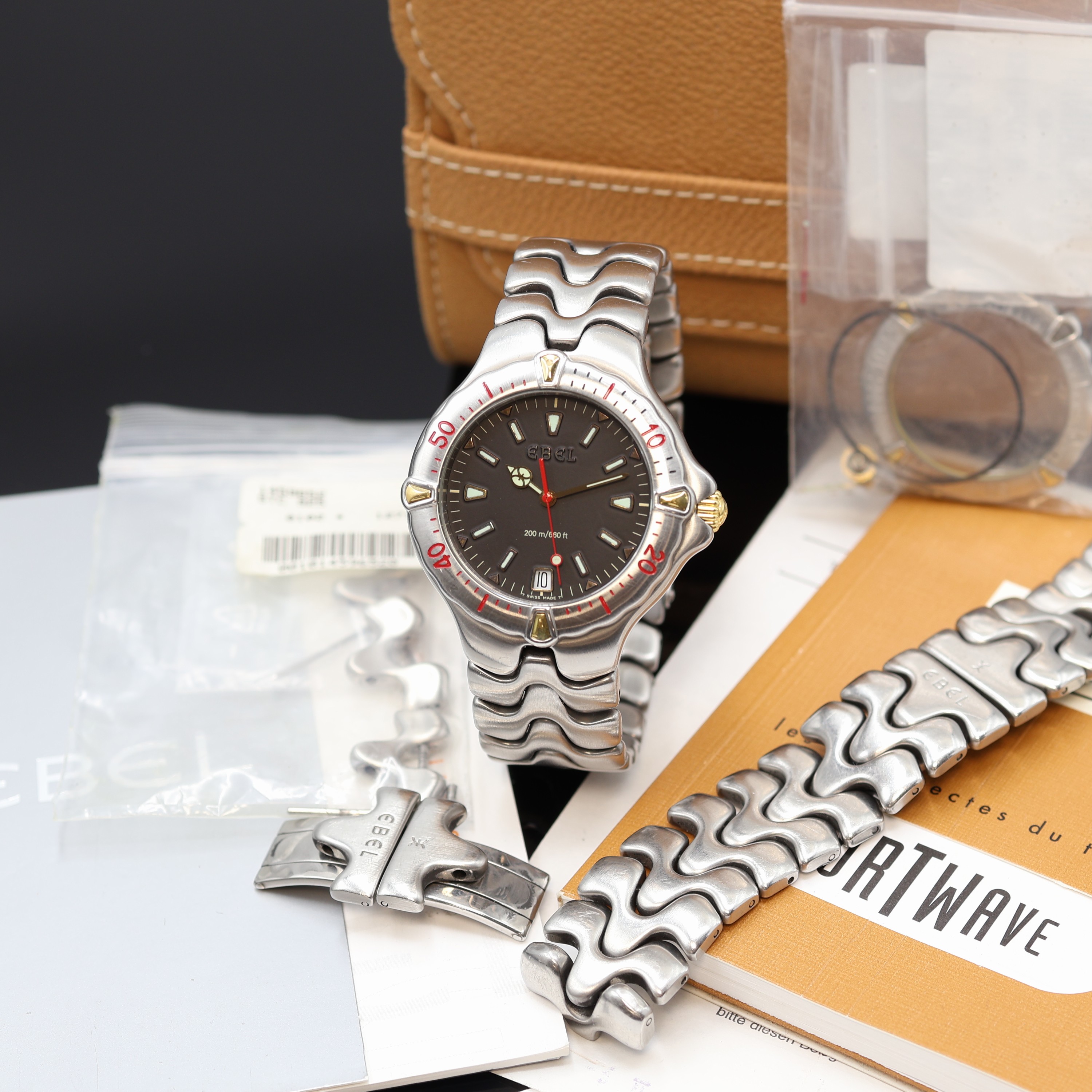 Image 27076313 - EBEL Sportwave Armbanduhr Referenz 6187541, quarz, z. T. verg. Edelstahlgeh. inkl. ...