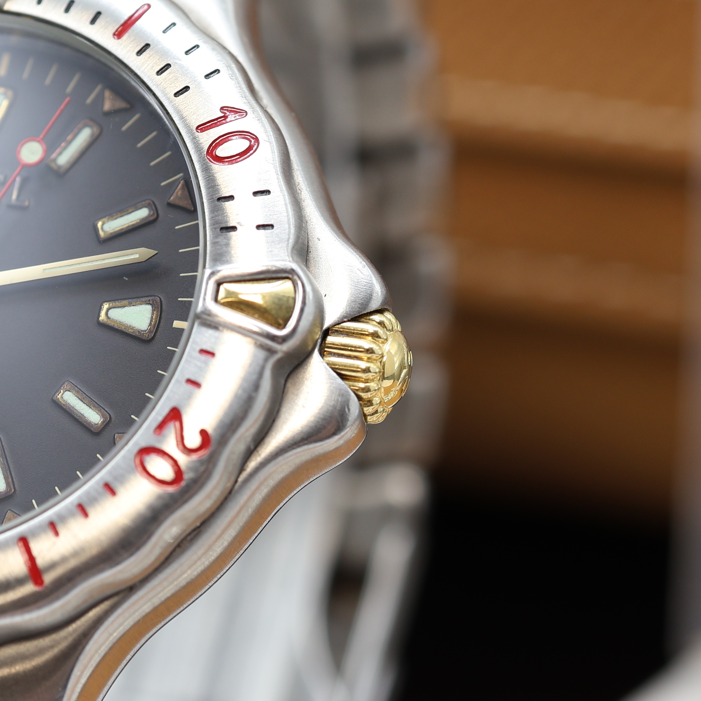 Detail b: EBEL Sportwave Armbanduhr Referenz 6187541, quarz, z. T. verg. Edelstahlgeh. inkl. Gliederband m. Faltschl., Boden und Krone verschr., ab Herst. ...