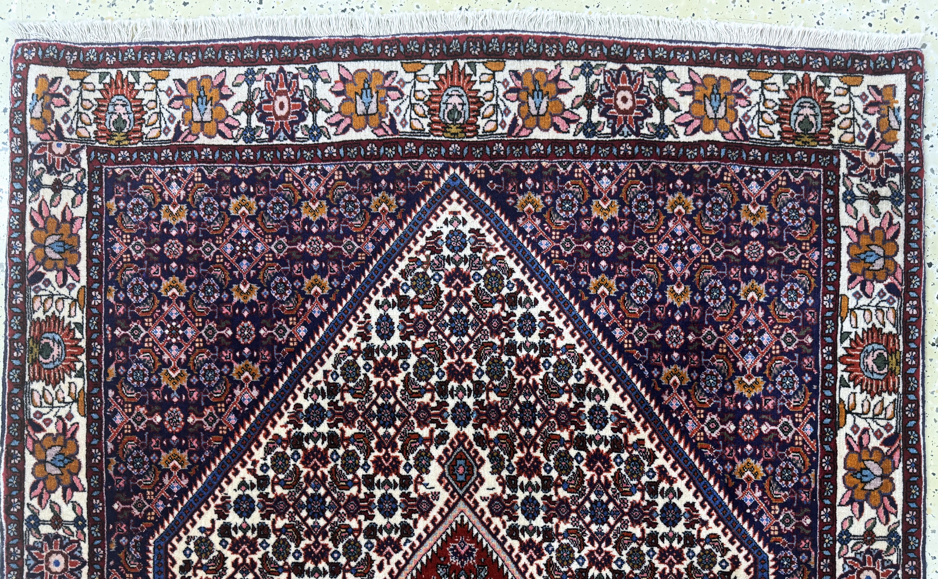 Detail a: Bidjar Kork, Persien, Ende 20.Jhd, Korkwolle, ca. 160 x 110 cm, EHZ: 1-2
