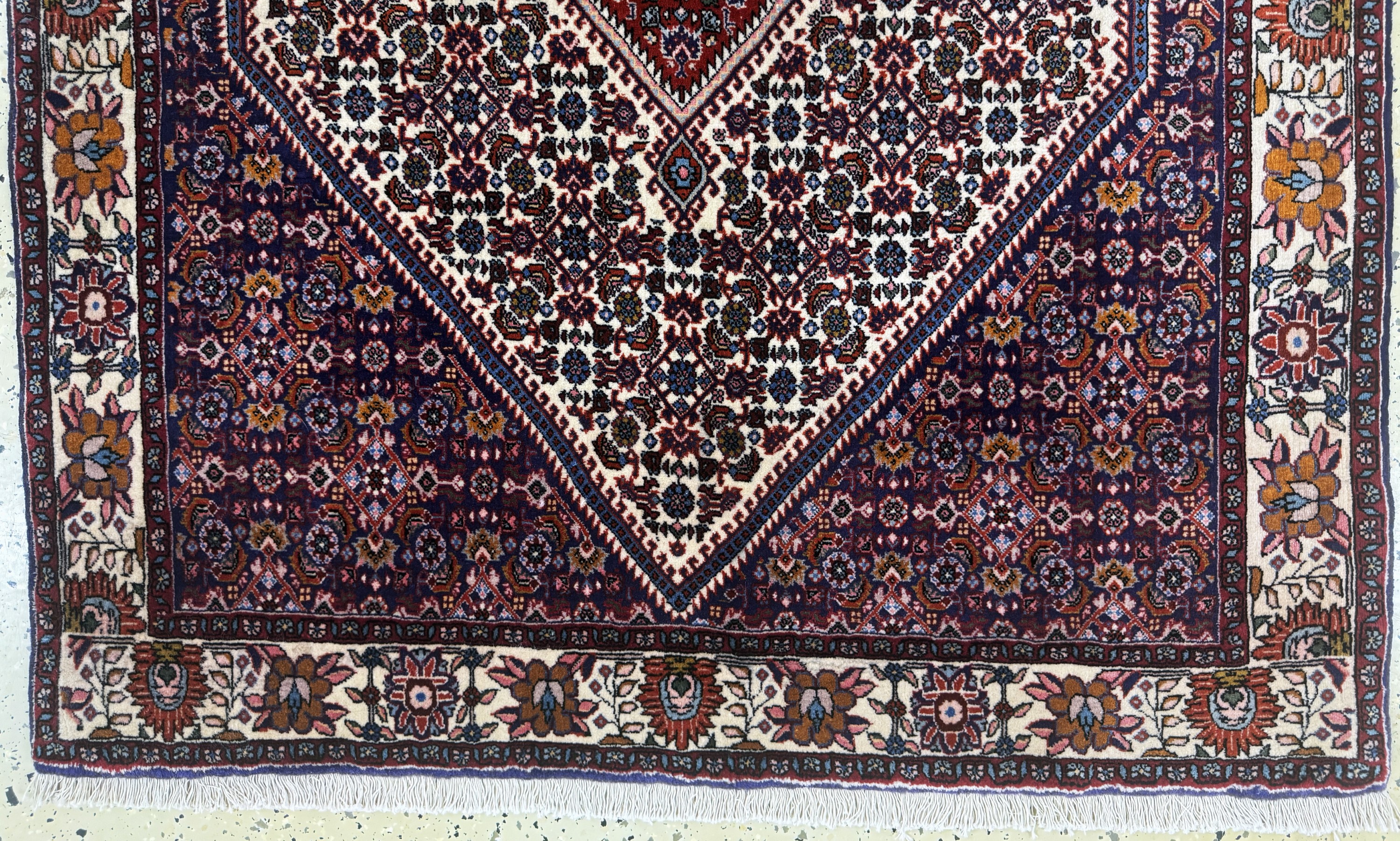 Detail b: Bidjar Kork, Persien, Ende 20.Jhd, Korkwolle, ca. 160 x 110 cm, EHZ: 1-2