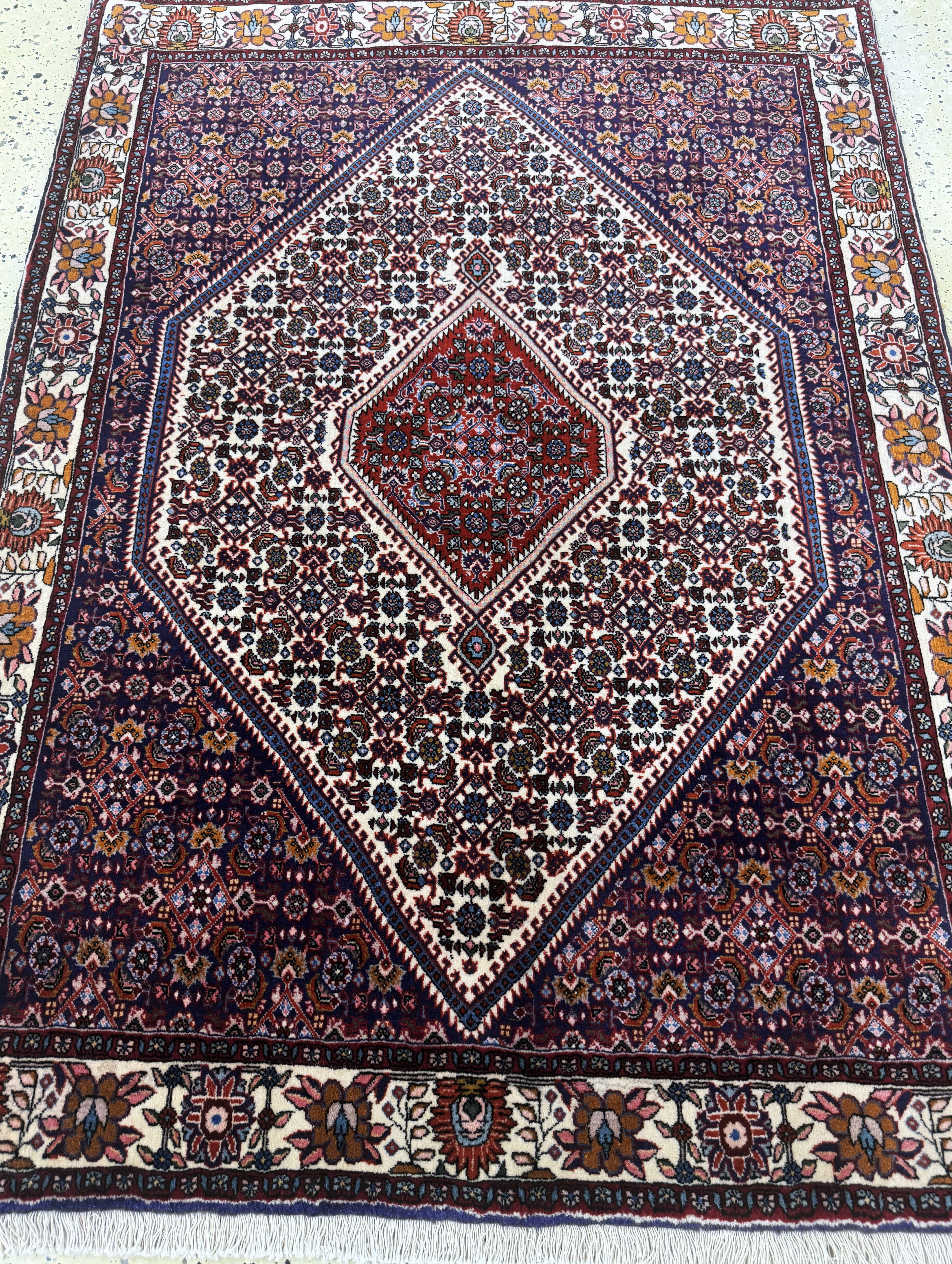 Detail c: Bidjar Kork, Persien, Ende 20.Jhd, Korkwolle, ca. 160 x 110 cm, EHZ: 1-2