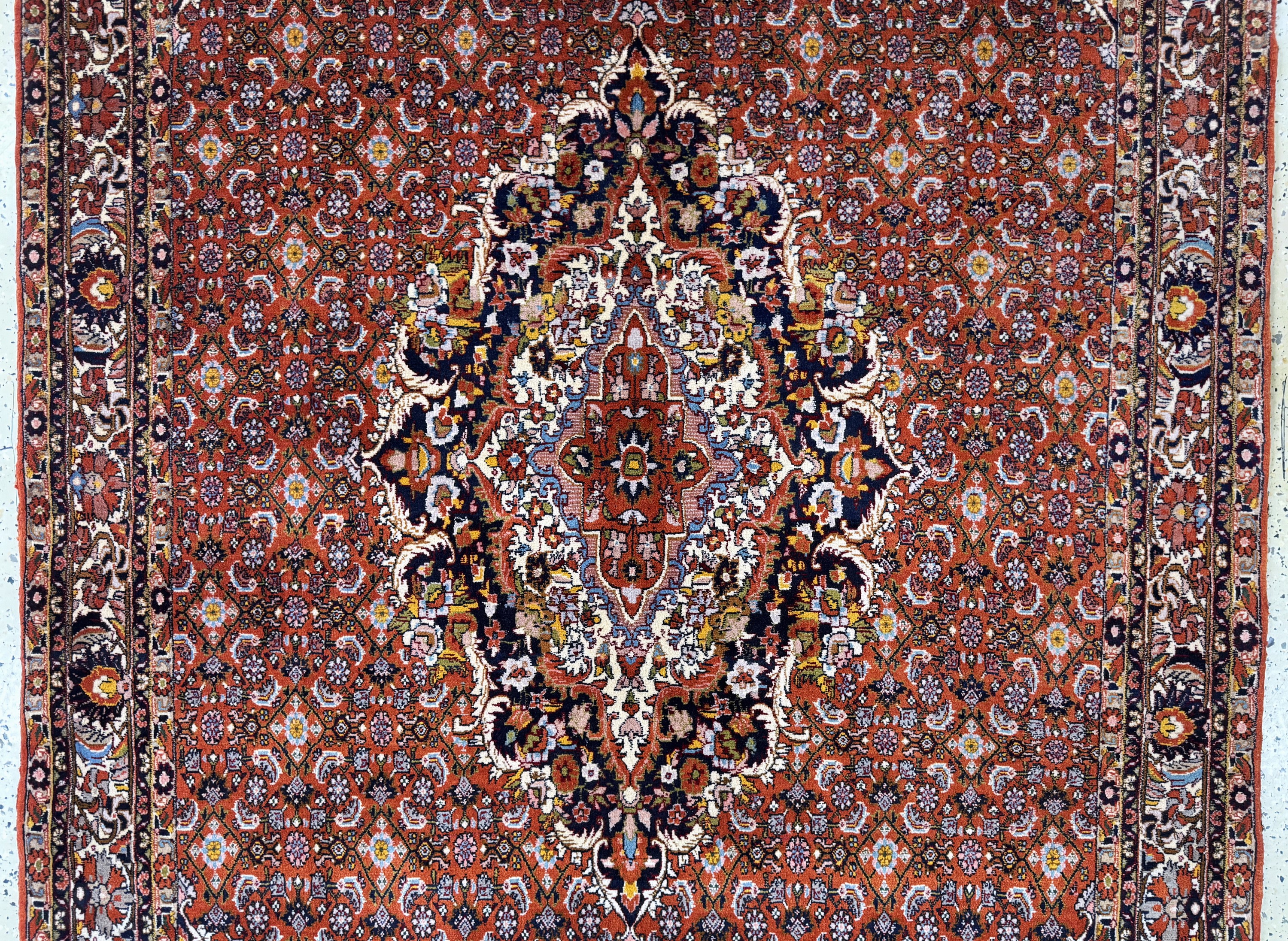 Detail b: Bidjar Kork, Persien, Mitte 20.Jhd, Korkwolle, ca. 250 x 147 cm, EHZ: 1-2
