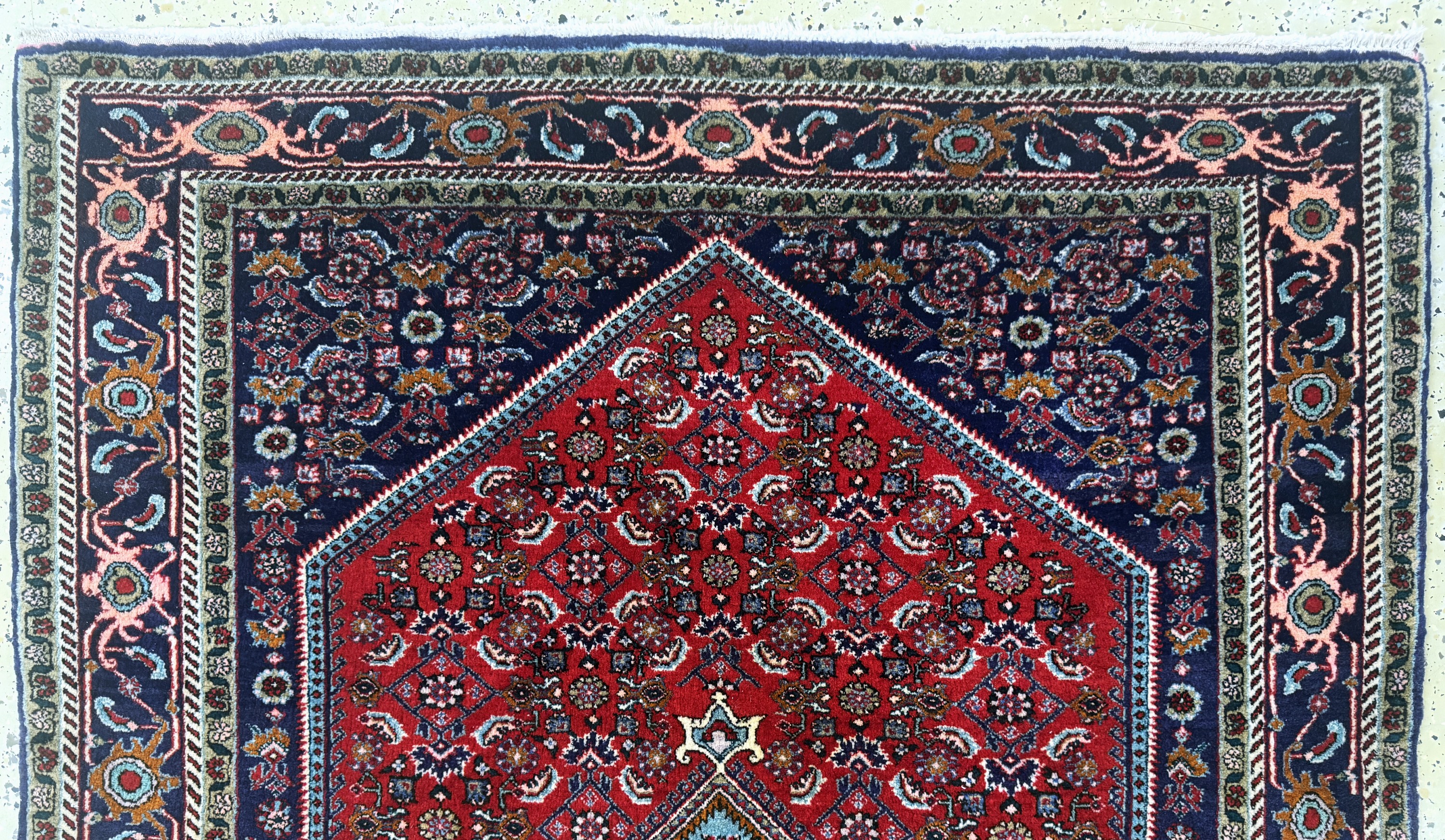 Detail a: Bidjar Kork, Persien, Ende 20.Jhd, Korkwolle, ca. 170 x 115 cm, EHZ: 1-2