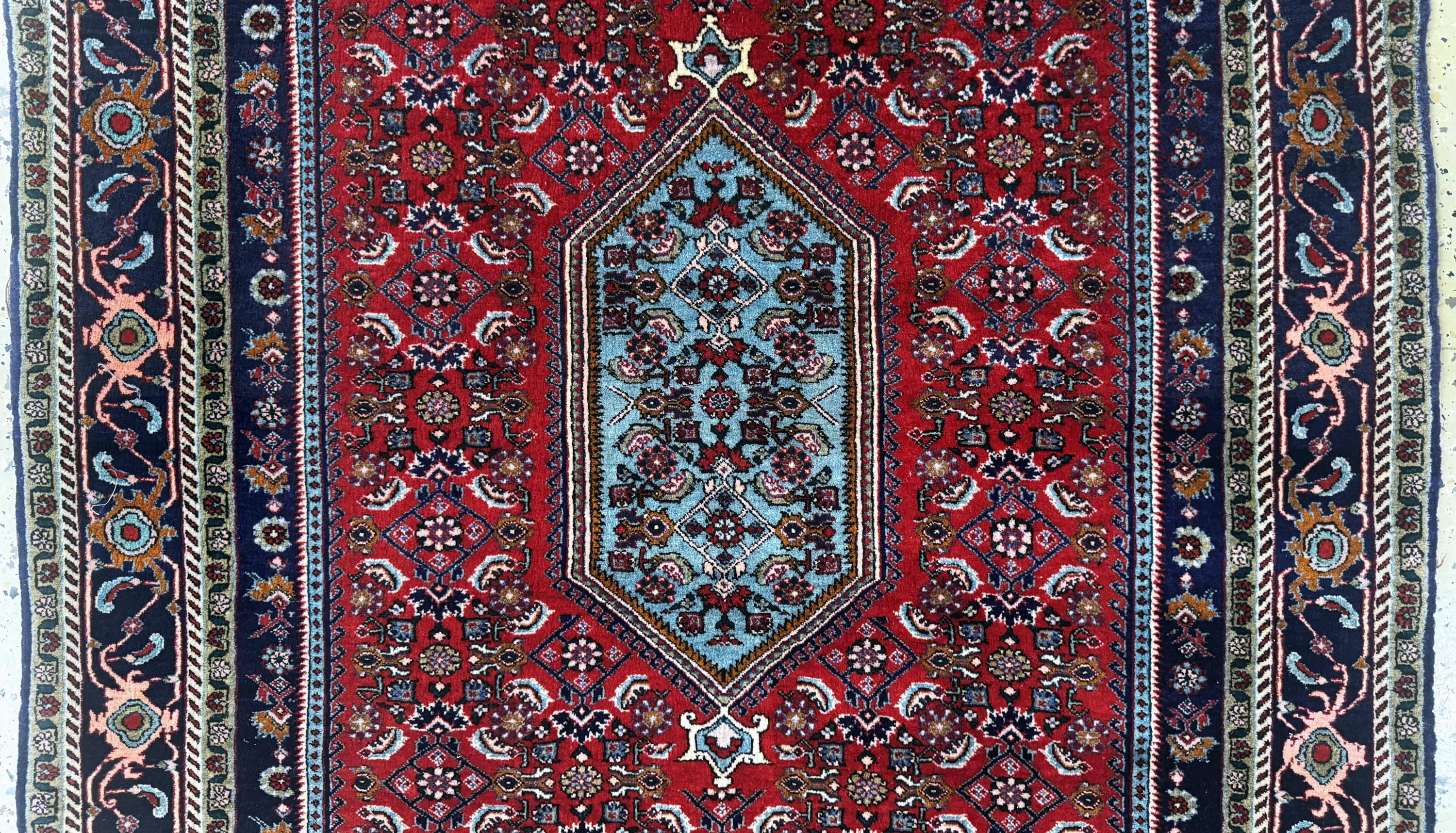 Detail b: Bidjar Kork, Persien, Ende 20.Jhd, Korkwolle, ca. 170 x 115 cm, EHZ: 1-2