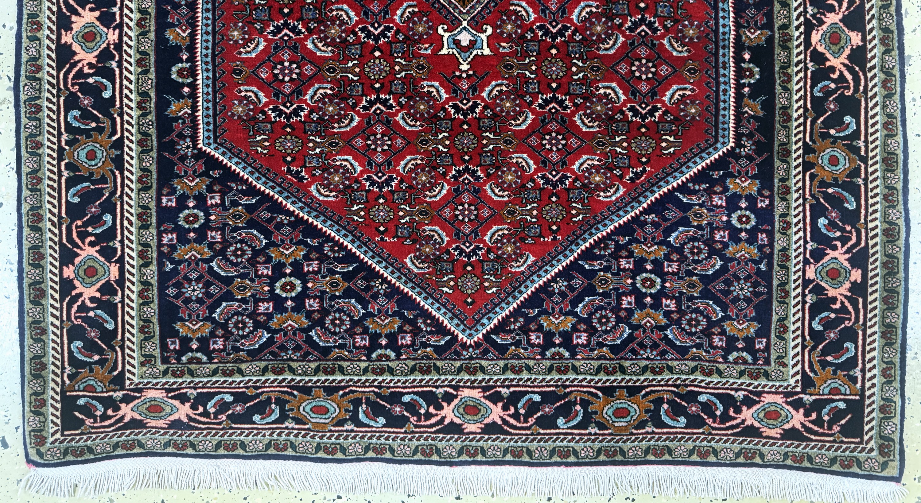 Detail c: Bidjar Kork, Persien, Ende 20.Jhd, Korkwolle, ca. 170 x 115 cm, EHZ: 1-2