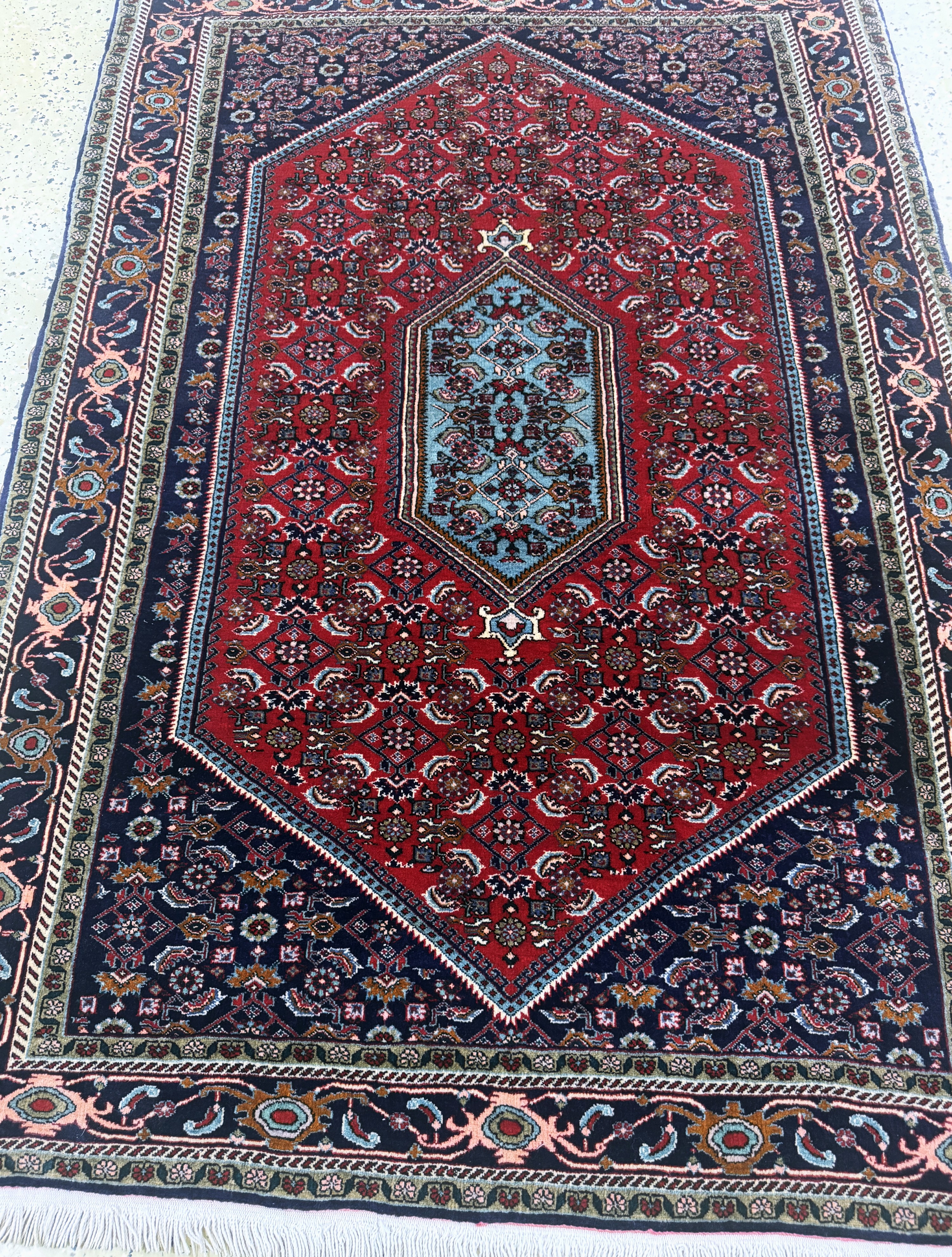 Detail d: Bidjar Kork, Persien, Ende 20.Jhd, Korkwolle, ca. 170 x 115 cm, EHZ: 1-2